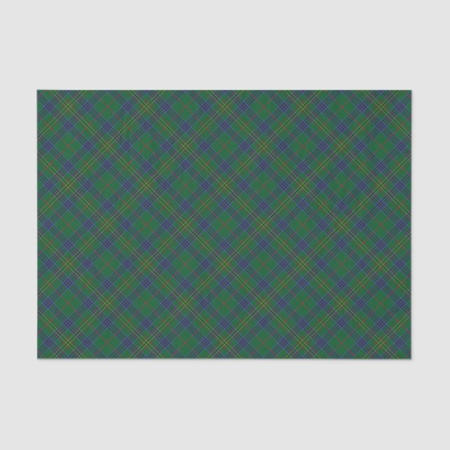 Papier Mousseline Clan Kennedy Tartan (Recto)