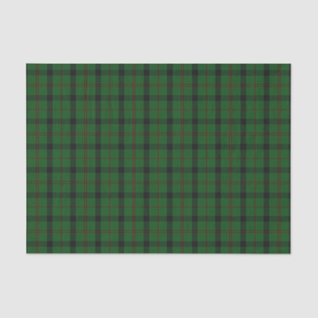 Papier Mousseline Clan Kincaid Tartan Papier Tissu Plaid (Recto)