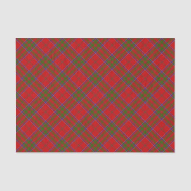 Papier Mousseline Clan MacDonald de Keppoch Tartan Tissue Paper (Recto)