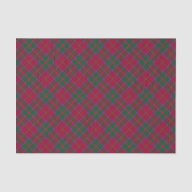 Papier Mousseline Clan MacDougall Tartan (Recto)