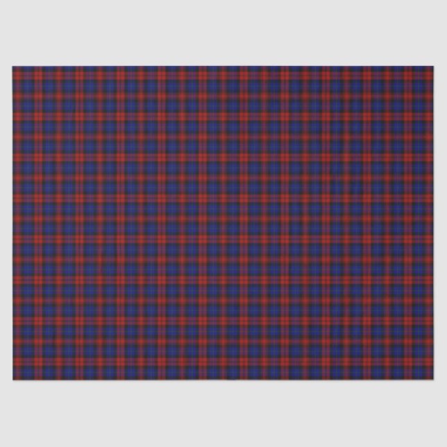 Papier Mousseline Clan Maclachlan Tartan Plaid (Recto)