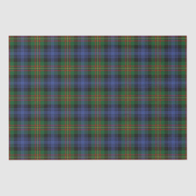Papier Mousseline Clan MacLaren Tartan Plaid (Recto)