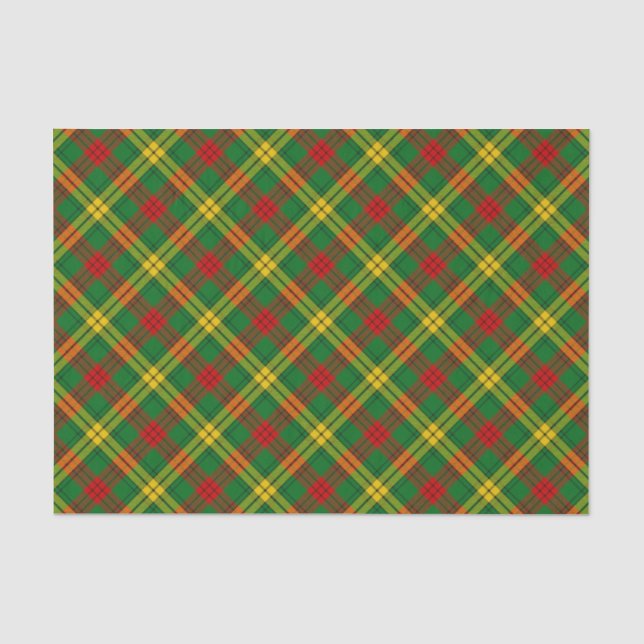 Papier Mousseline Clan MacMillan Tartan (Recto)