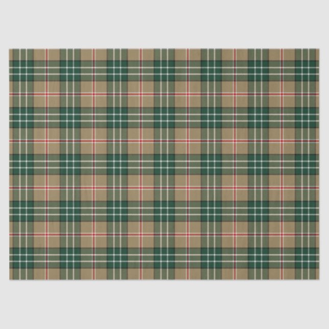 Papier Mousseline Clan MacShane Tartan (Recto)