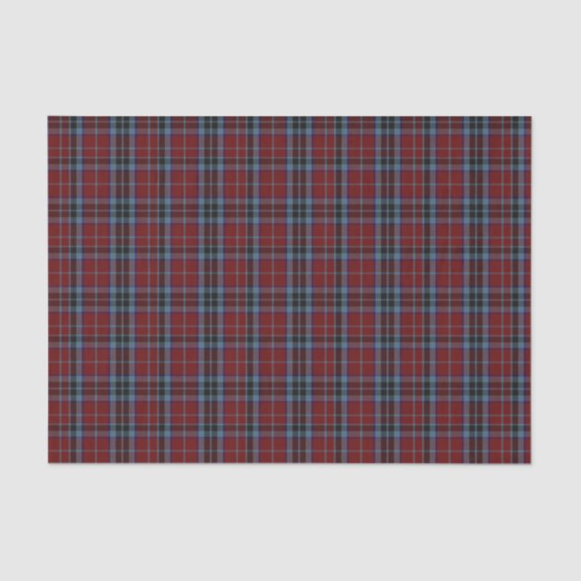 Papier Mousseline Clan MacTavish Tartan Tissu Plaid Papier (Recto)