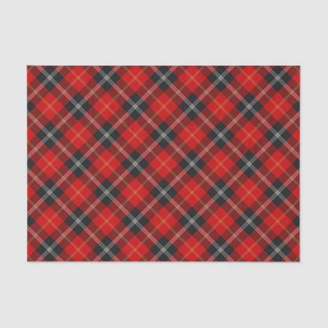 Papier Mousseline Clan Marjoribanks Tartan (Recto)