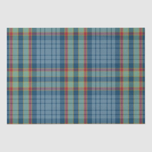 Papier Mousseline Clan Ralston Tartan (Recto)