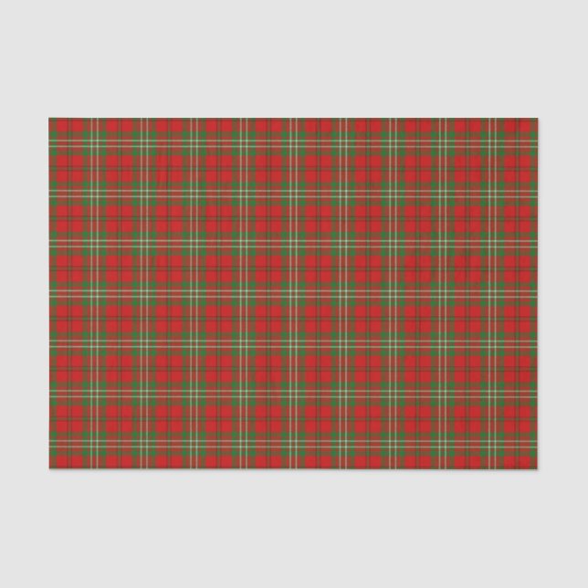 Papier Mousseline Clan Scott Tartan (Recto)