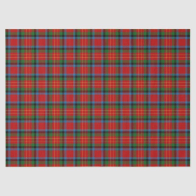 Papier Mousseline Clan Sturrock Tartan (Recto)