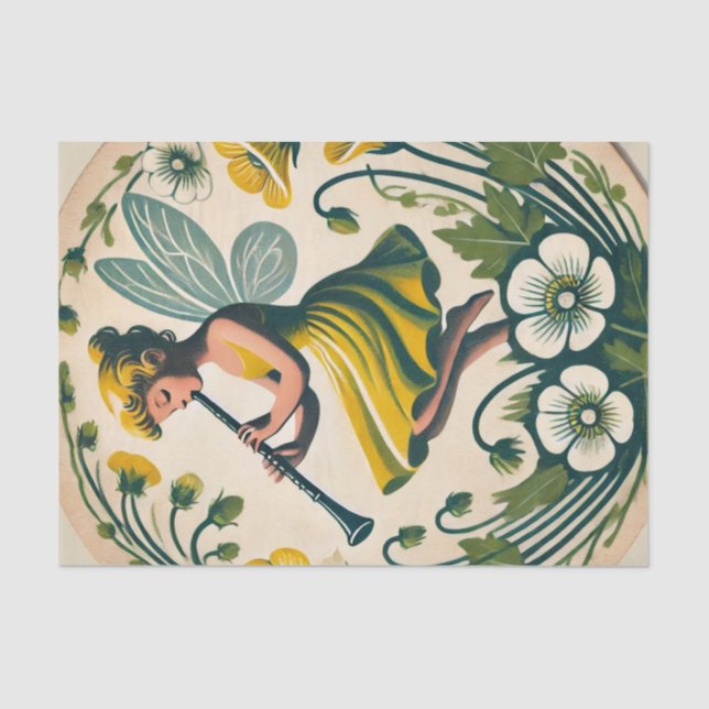 Papier Mousseline Classe Clarinet (Recto)