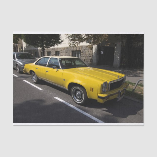 Papier Mousseline Classique Chevrolet Malibu (Recto)