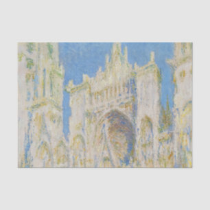 Papier Mousseline Claude Monet Cathédrale de Rouen Portail Lumière d