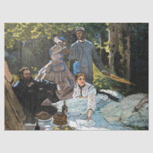 Papier Mousseline Claude Monet - Déjeuner sur l'herbe, panneau droit