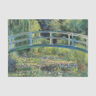 Papier Mousseline Claude Monet - Etang Lily et Pont Japonais
