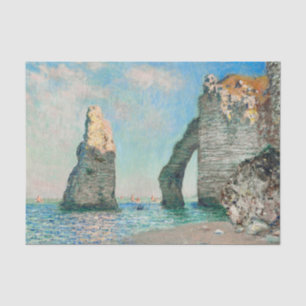 Papier Mousseline Claude Monet - Falaises Étretat