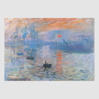 Papier Mousseline Claude Monet | Impression, Sunrise (1872)