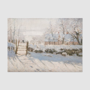 Papier Mousseline Claude Monet - La Pie