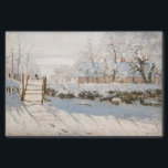 Papier Mousseline Claude Monet - Le Magpie<br><div class="desc">The Magpie / La Pie - Claude Monet,  Huile sur toile,  1868-1869</div>