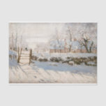 Papier Mousseline Claude Monet - Le Magpie<br><div class="desc">The Magpie / La Pie - Claude Monet,  Huile sur toile,  1868-1869</div>