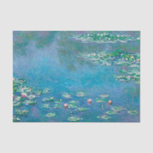 Papier Mousseline Claude Monet. L'Eau Est Nichée. Impressionnisme fr