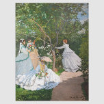 Papier Mousseline Claude Monet - Les femmes dans le jardin<br><div class="desc">Femmes dans le jardin / Femmes au jardin - Claude Monet,  Huile sur toile,  1866</div>