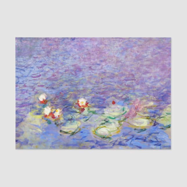 Papier Mousseline Claude Monet - Lys d'eau (Recto)