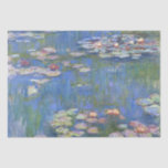 Papier Mousseline Claude Monet // Nappes d'eau<br><div class="desc">Water Lilies est une série d'environ 250 peintures à l'huile réalisées par l'impressionniste Claude Monet (1840-1926). Les peintures représentent le jardin fleuri de Monet à Giverny et ont été l'objet principal de la production artistique de Monet pendant les dernières trente années de sa vie.</div>