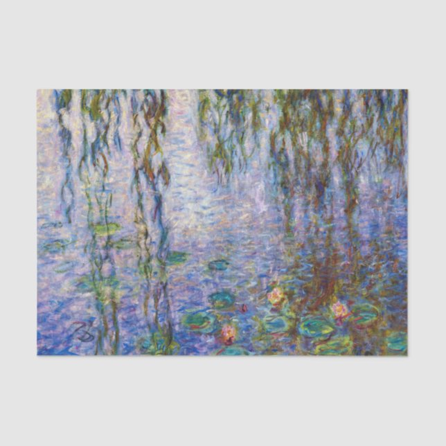 Papier Mousseline Claude Monet - Nymphéas (Recto)