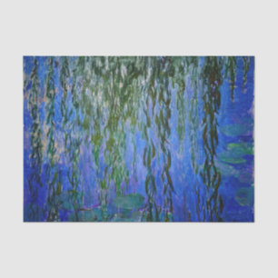 Papier Mousseline Claude Monet - Nymphéas avec saule pleureur