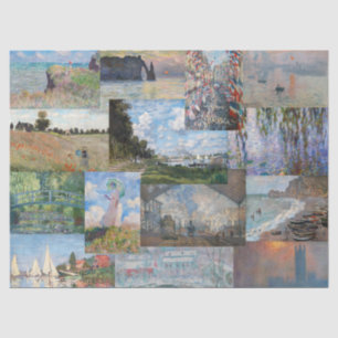 Papier Mousseline Claude Monet - Patchwork de chefs-d'oeuvre