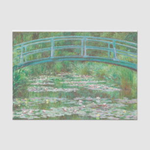 Papier Mousseline Claude Monet pont de football japonais. Impression