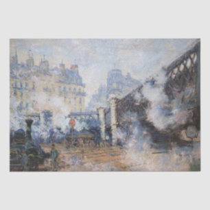 Papier Mousseline Claude Monet - Pont de l'Europe, Gare Saint-Lazare