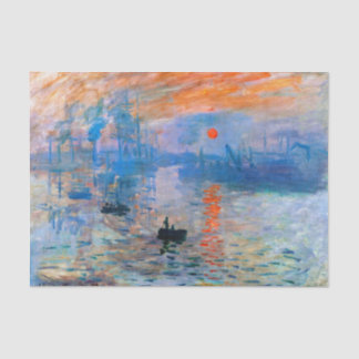 Papier Mousseline Claude Monet Sunrise