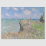Papier Mousseline Cliff Walk à Pourville par Claude Monet<br><div class="desc">La promenade Cliff à Pourville by Claude Monet présente les environs du village de pêcheurs Pourville, en Normandie, et deux jeunes femmes qui se baladent à Cliff Walk à Pourville. L'herbe composée de bracelets courts, bruns et courbés semble frissonner dans la brise, et les versions subtilement modifiées des mêmes traits...</div>