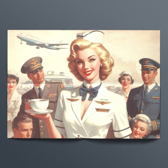 Papier Mousseline Clin de stadier vintage (Créateur téléchargé)