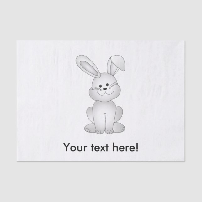 Papier Mousseline Clipart blanc de lapin (Recto)
