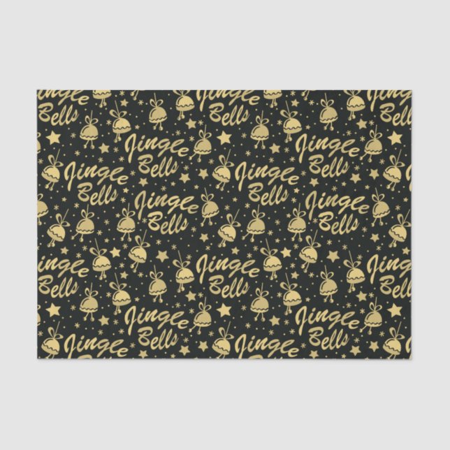 Papier Mousseline Cloches de jingle (Recto)