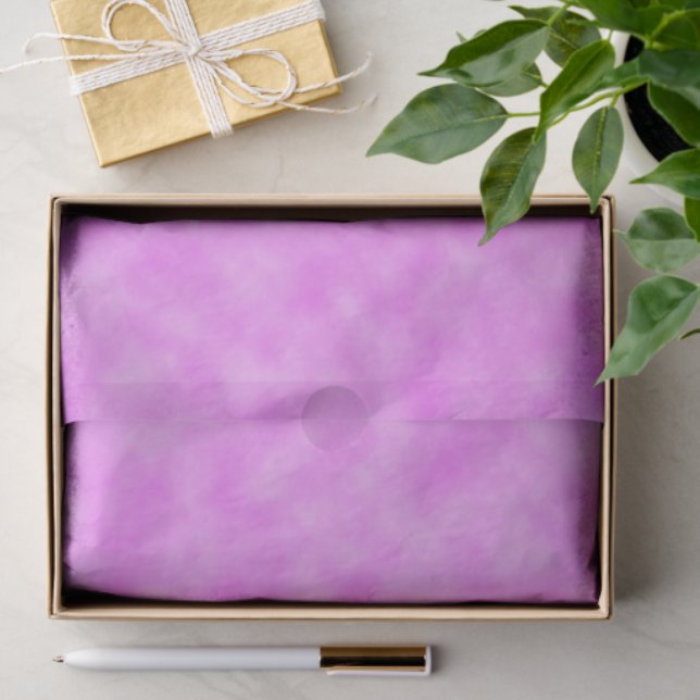 Papier Mousseline Clouds crées en violet pinkish Design d'art Abstra (Cadeau)