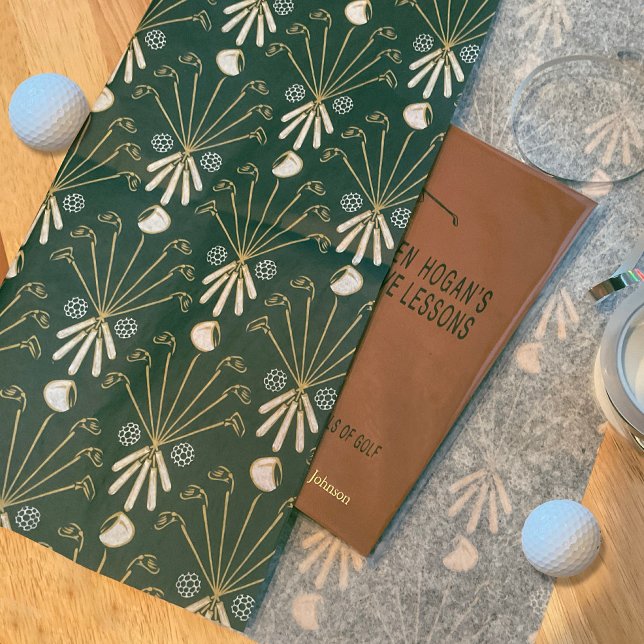 Papier Mousseline Club de golf pour hommes et balles cadeau (Créateur téléchargé)
