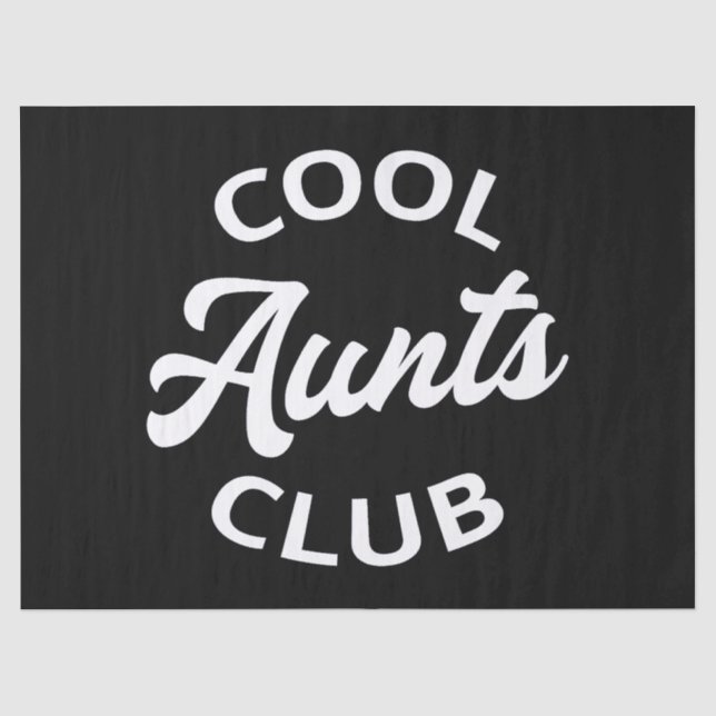 Papier Mousseline Club des Aunts cool I (Recto)