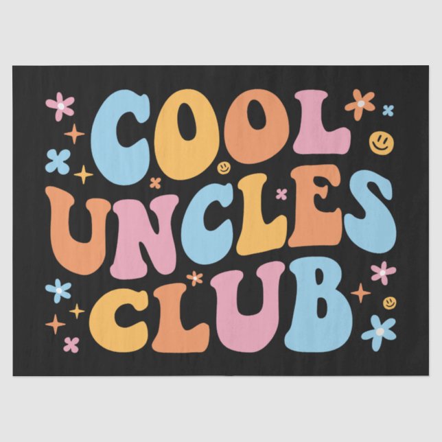 Papier Mousseline Club des oncles cool III (Recto)