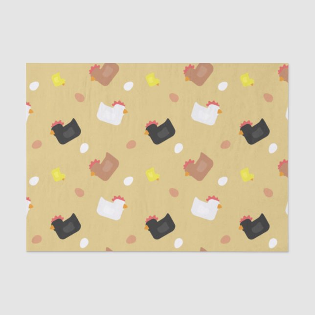 Papier Mousseline Cluck Cluck (Recto)