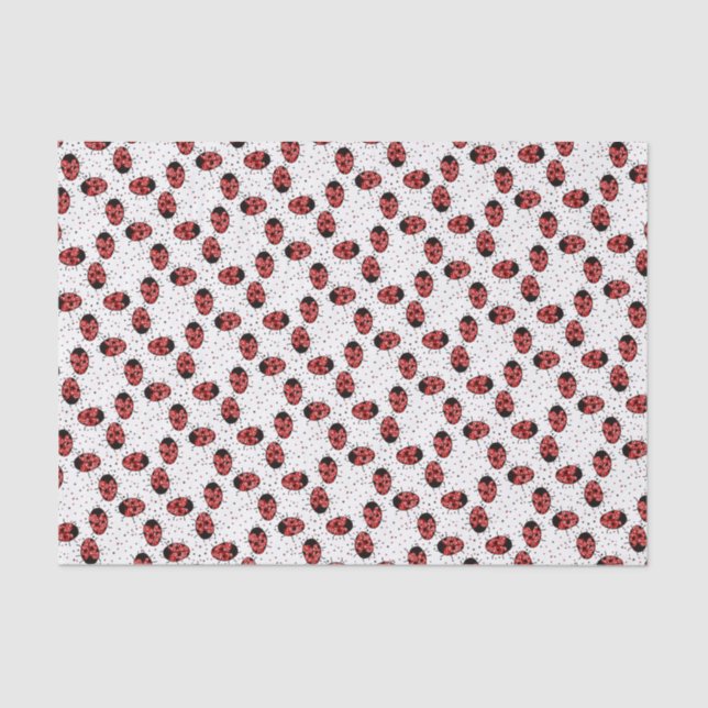 Papier Mousseline Coccinelle (Recto)