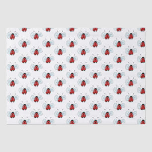 Papier Mousseline Coccinelle