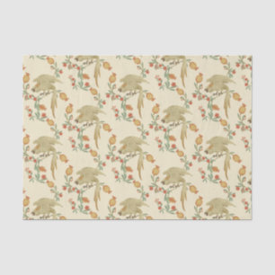 Papier Mousseline Cockatoo and Pomegranate Pattern 