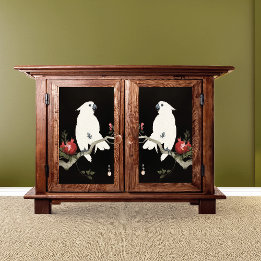 Papier Mousseline Cockatoo et grenade par Ohara Shōson