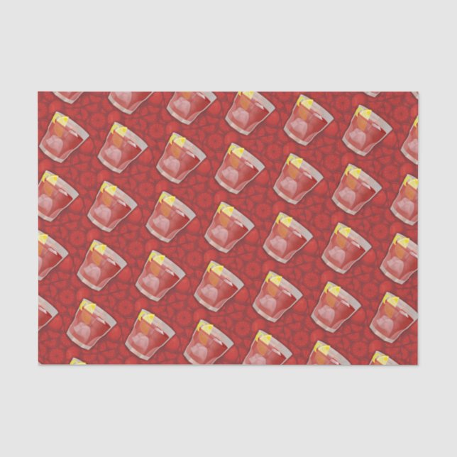 Papier Mousseline cocktail Americano (Recto)