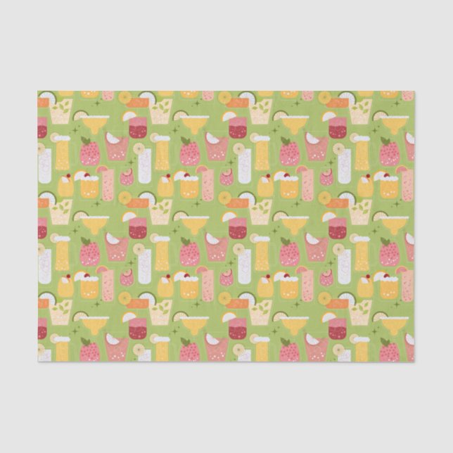 Papier Mousseline Cocktails (Recto)