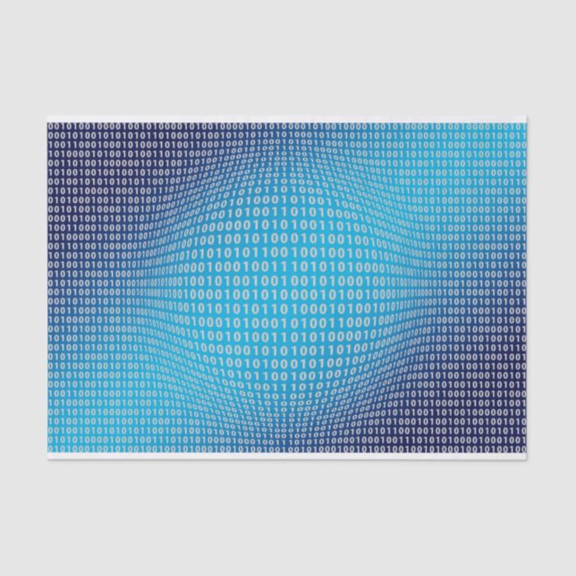 Papier Mousseline Codage (Cyber World) (Recto)