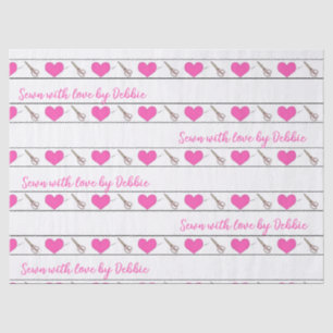 Papier Mousseline Coeur coudre Thème Personnalisé Grand